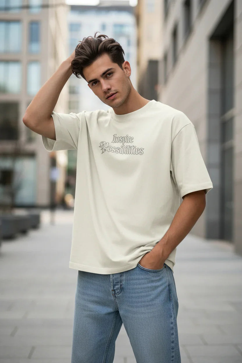 Inspire Possibilities – Men’s 240 GSM Oversized Classic T-Shirt | neomarketshop