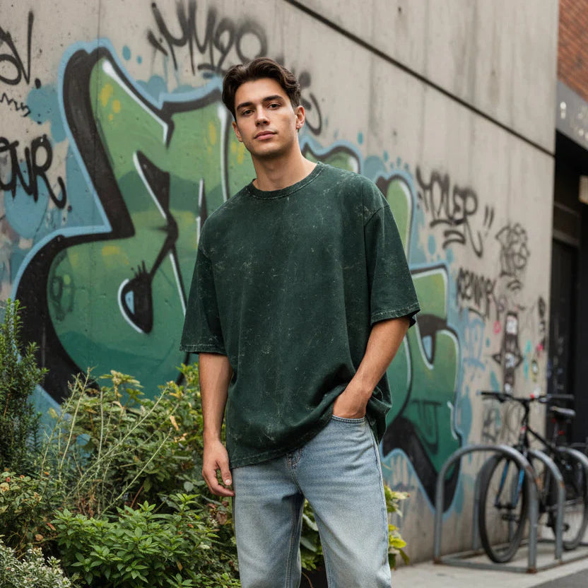 ACID WASHED OVERSIZED TEE – STREETWEAR EDITION