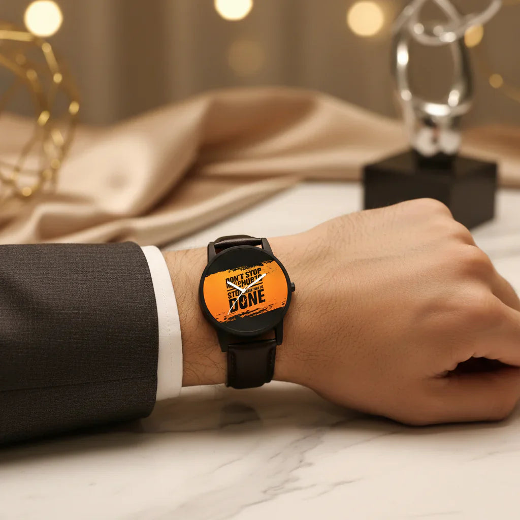Jack Klein Men's Resin Watch Stylish Analog Timepiece