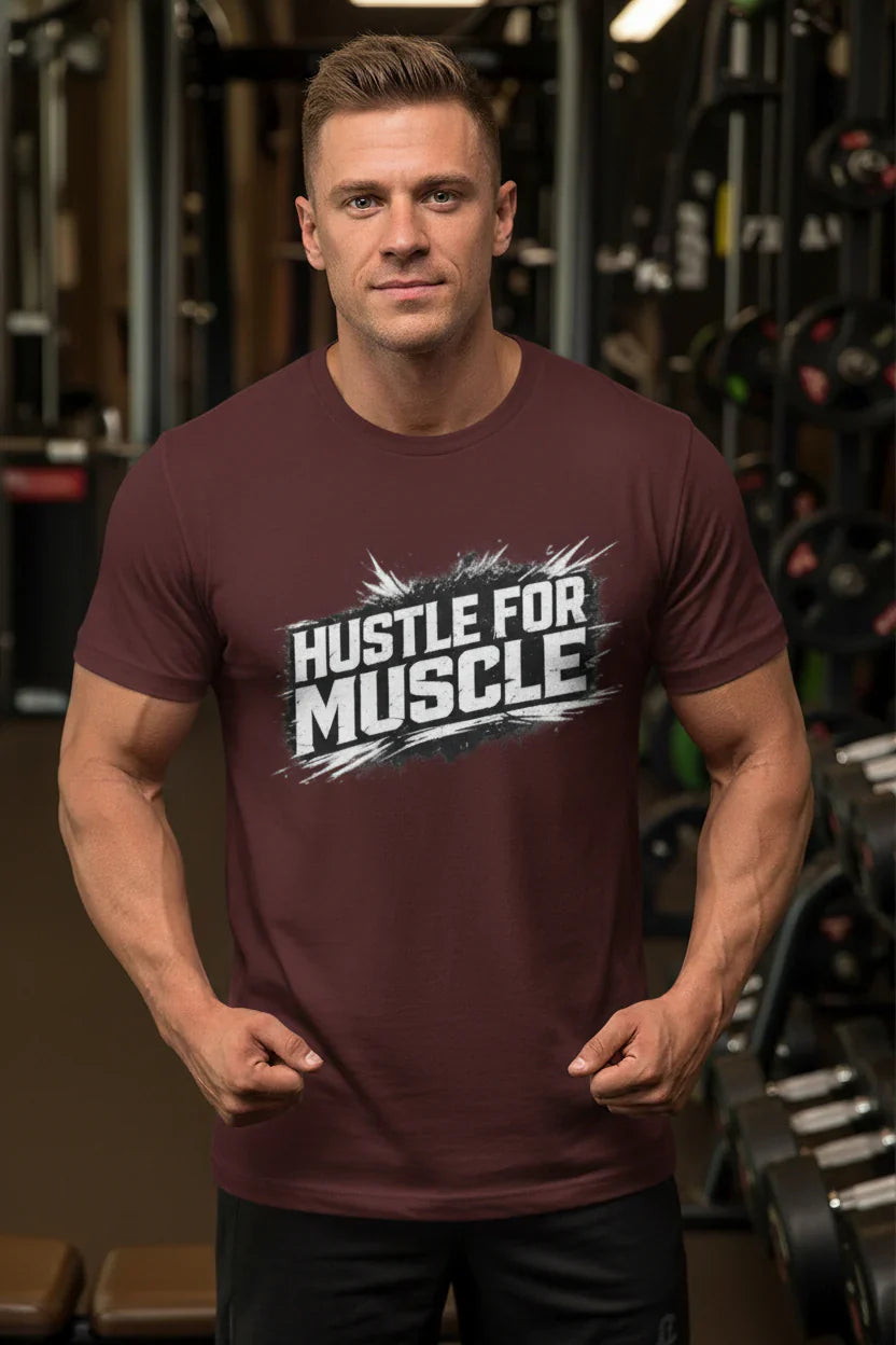 Men Classic Crew Gym T-Shirt | 100% Cotton | 180 GSM Lightweight Comfort