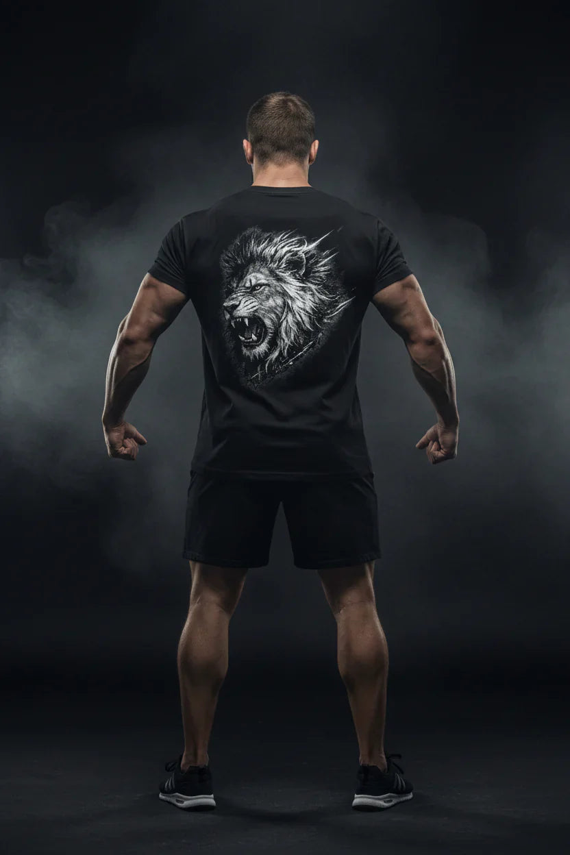 Men Classic Crew Gym T-Shirt | 100% Cotton | 180 GSM Lightweight Comfort